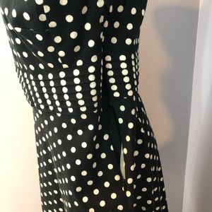 Amanda Smith Dresses - Amanda Smith Black and White Polka Dot Dress 8P Amanda Smith Dresses - Amanda Smith Black and White Polka Dot Dress 8P